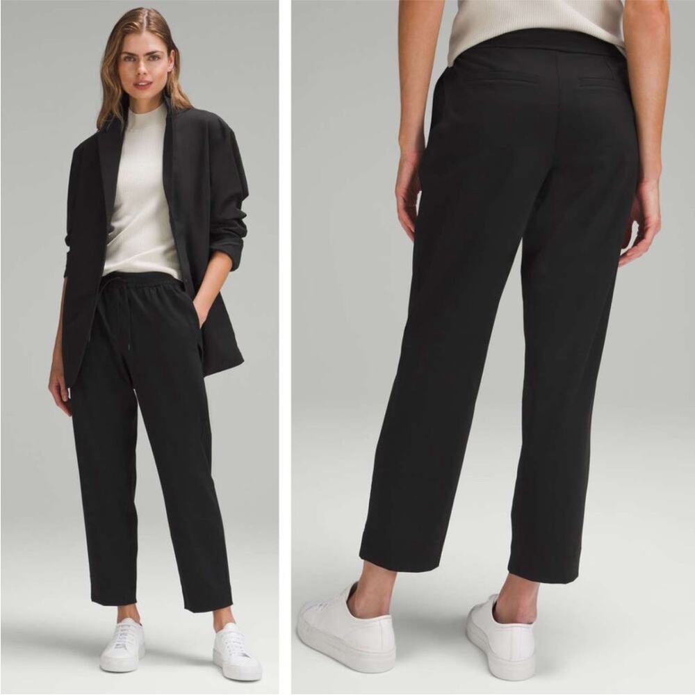 Lululemon Tapered-Leg Mid-Rise Pant 7/8 Length *Luxtreme size M color black